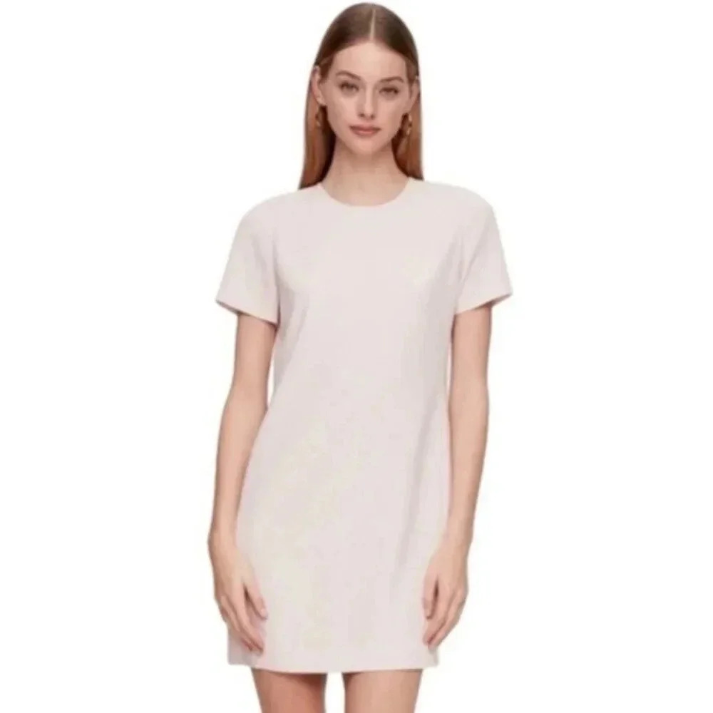 Aritzia Babaton Patricio Japanese Matte Crepe Mini Short Sleeve A-line Dress 4.